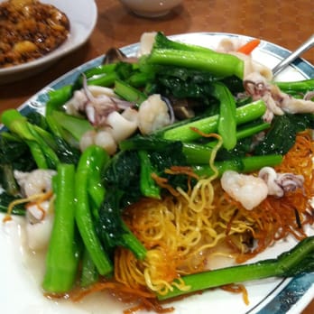 Jumbo Seafood Restaurant - Seafood with veggies over pan fried noodles - Seafood Near Me - Boston, Massachusetts Jumbo Seafood Restaurant - Seafood with veggies over pan fried noodles - Seafood Near Me - Boston, Massachusetts