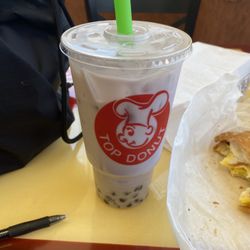 Top Donut - Taro latte w boba pearls