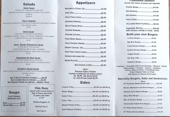 Menu photo 1 Big Rick's Burgers and Wings Madawaska, ME Menu photo 1 Big Rick's Burgers and Wings Madawaska, ME