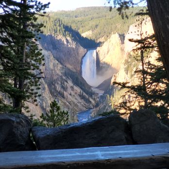 Yellowstone Excursions - Lower falls of the Yellowstone - Tours Near Me