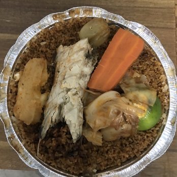 Le Baobab Restaurants - Thiebou Djeun Lunch is $14 but feeds 2 ppl easy. I bought 2 plates and ate for 4 days. - Senegalese Near Me - New York, New York