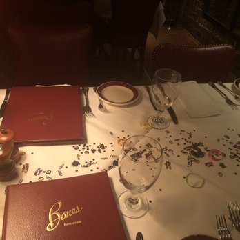 Bones - His Birthday confetti - Steakhouses Near Me - Atlanta, Georgia
