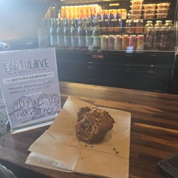 EarthLove Organic Kitchen - 2 bites of a banana walnut muffin...mouthgasm for sure. - Breakfast & Brunch Near Me - Sedona, Arizona
