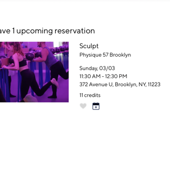 Physique57 - Brooklyn - Class booked, refused entrance and credits stolen. - Barre Classes Near Me - Brooklyn, New York