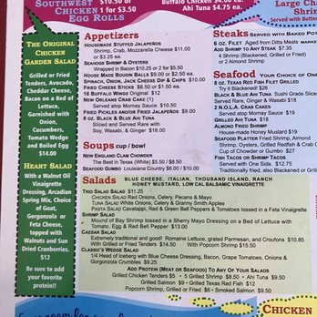 Seabrook Classic Cafe - Menu - Seafood Near Me - Seabrook, Texas