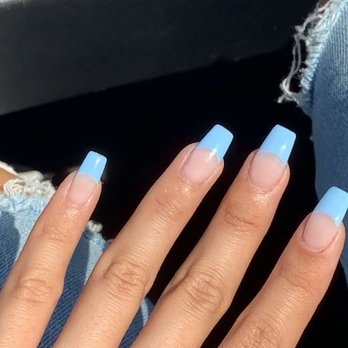 Sky Nail Spa - My daughter's nails...she wanted it to match her quince dress... - Nail Salons Near Me - San Fernando, California Sky Nail Spa - My daughter's nails...she wanted it to match her quince dress... - Nail Salons Near Me - San Fernando, California