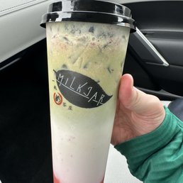 Strawberry Matcha Latte