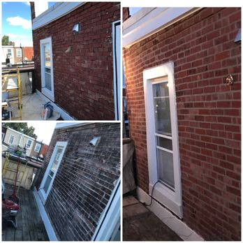 A&A Masonry Restoration - Brick joints ground out, wall pressure washed and brick joints repointed with appropriate mortar. - Masonry/Concrete Near Me A&A Masonry Restoration - Brick joints ground out, wall pressure washed and brick joints repointed with appropriate mortar. - Masonry/Concrete Near Me