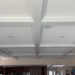 Coffer ceiling done by Ray Coffer ceiling done by Ray