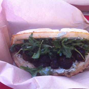 Bruxie - Wild mushroom, goat cheese, and arugula waffle - Sandwiches Near Me - Orange, California Bruxie - Wild mushroom, goat cheese, and arugula waffle - Sandwiches Near Me - Orange, California