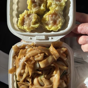 The Dim Sum - Pork & Shrimp Dumplings (Xiu Mai) and Chow Fun (Pho Xao) - Medium (Nho) - Dim Sum Near Me - Westminster, California The Dim Sum - Pork & Shrimp Dumplings (Xiu Mai) and Chow Fun (Pho Xao) - Medium (Nho) - Dim Sum Near Me - Westminster, California