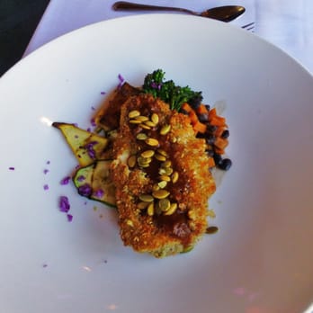 Ocotillo Cafe - Blue Corn Pumpkin Seed Chicken was fabulous. - New American Near Me - Tucson, Arizona