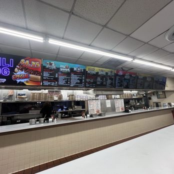 Rutt's Hut - Menu and ordering counter - Hot Dogs Near Me - Clifton, New Jersey Rutt's Hut - Menu and ordering counter - Hot Dogs Near Me - Clifton, New Jersey