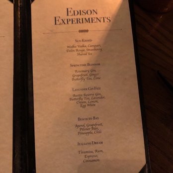 The Edison Experiment - Cocktail Bars Near Me - San Antonio, Texas