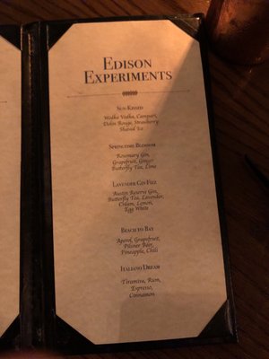 Menu photo 4 The Edison Experiment San Antonio, TX Menu photo 4 The Edison Experiment San Antonio, TX