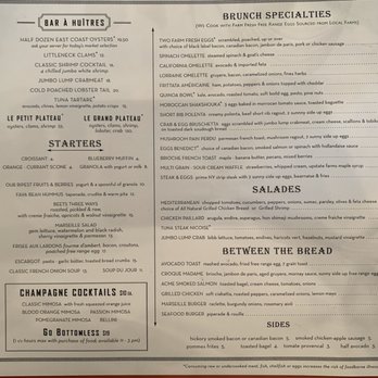 Marseille - Brunch Menu - French Near Me - New York, New York Marseille - Brunch Menu - French Near Me - New York, New York