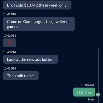 Gamehogs - "You're wife's pussy is collecting dust" - Video Game Stores Near Me - Los Angeles, California