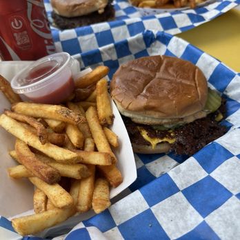 Dancing Dog Ice Cream Cafe - Classic smash burger and seasoned fries - Ice Cream & Frozen Yogurt Near Me - Charleston, West Virginia Dancing Dog Ice Cream Cafe - Classic smash burger and seasoned fries - Ice Cream & Frozen Yogurt Near Me - Charleston, West Virginia