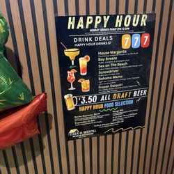 Great happy hour deals and cocktails