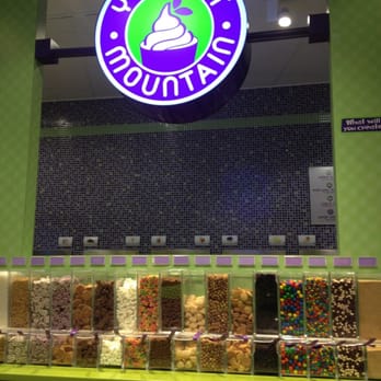 Yogurt Mountain - a display of various flavors - Ice Cream & Frozen Yogurt Near Me - Orange Park, Florida Yogurt Mountain - a display of various flavors - Ice Cream & Frozen Yogurt Near Me - Orange Park, Florida