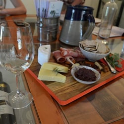Fox Creek Wines - The meat & cheese platter at Fox Creek Wines.