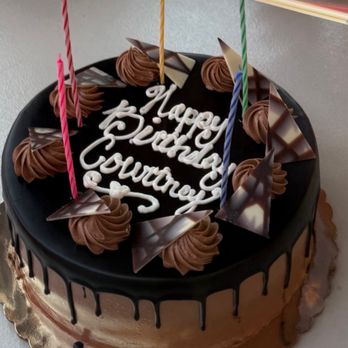 Mr Baker - Chocolate Deluxe Cake with personalized writing ordered 24hrs in advance. - Bakeries Near Me - Rancho Cucamonga, California Mr Baker - Chocolate Deluxe Cake with personalized writing ordered 24hrs in advance. - Bakeries Near Me - Rancho Cucamonga, California