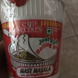 India Merchandise - Mast masala in cup o' noodles...never tried it before