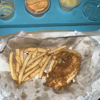 Brown Bagger - Chicken nuggies and fries with honey mustard sauce - Food Trucks Near Me - Milton, Florida Brown Bagger - Chicken nuggies and fries with honey mustard sauce - Food Trucks Near Me - Milton, Florida