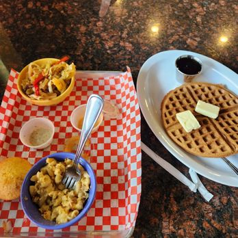Sharon's Creole Kitchen - braised cabbage, mac, cornbread, waffle - Cajun/Creole Near Me - Murrieta, California Sharon's Creole Kitchen - braised cabbage, mac, cornbread, waffle - Cajun/Creole Near Me - Murrieta, California