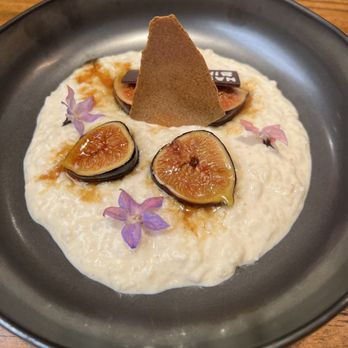 Indian Accent - Spiced Mission Figs, bengal rice kheer - lovely dessert! (09/24/23) - Indian Near Me - New York, New York Indian Accent - Spiced Mission Figs, bengal rice kheer - lovely dessert! (09/24/23) - Indian Near Me - New York, New York