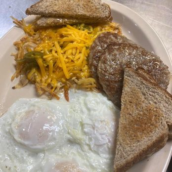 Bonnie Cafe - Breakfast Special with added cheese! - Cafes Near Me - Nashville, Illinois