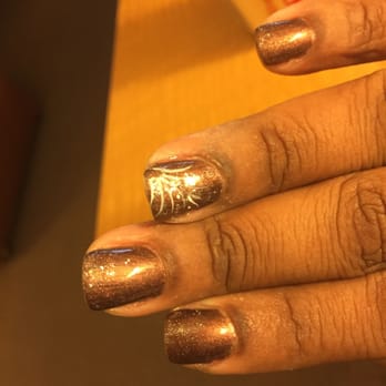 Sienna Nails & Spa - The original old school design - minus the rhinestones I wiped off - Nail Salons Near Me - Phoenix, Arizona Sienna Nails & Spa - The original old school design - minus the rhinestones I wiped off - Nail Salons Near Me - Phoenix, Arizona