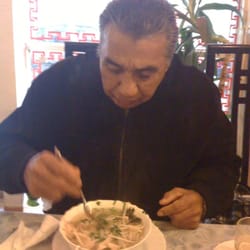 Luong Tang Asia Snack - Enjoying some Pho