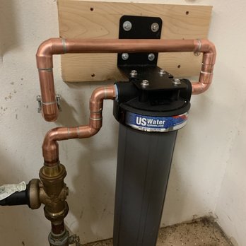 Waterheaters Plus - close up of new filter - Water Heater Installation/Repair Near Me Waterheaters Plus - close up of new filter - Water Heater Installation/Repair Near Me