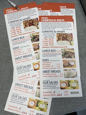 Menu photo 3 Carnitas El Rolys Vancouver, BC Menu photo 3 Carnitas El Rolys Vancouver, BC