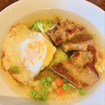 Wei’s Cafe - Pork Chop and Egg Macaroni Soup - Chinese Near Me - San Francisco, California