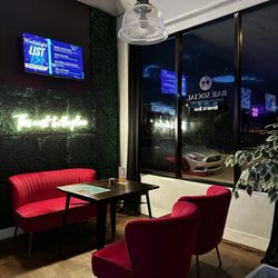 Bar Social - One of the cute and comfy seating options