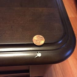 Havertys Furniture - Chip on the 2nd coffee table.