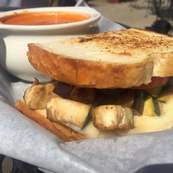 Cafe Gouda - The veggie delight half sandwich w/soup. - Breakfast & Brunch Near Me - Hickory, North Carolina Cafe Gouda - The veggie delight half sandwich w/soup. - Breakfast & Brunch Near Me - Hickory, North Carolina