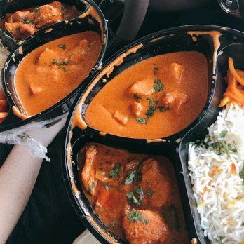 IndianBistro14 - $8.99 lunch special (2 curries of the day + rice + naan/roti + dessert) - Indian Near Me - Arlington, Texas