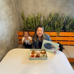 Mama Chai’s - The cream puff and mochi donut sampler