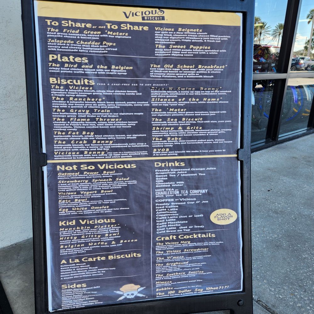 Vicious Biscuit - Breakfast & Brunch Near Me - Neptune Beach, Florida