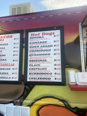 Menu photo 2 Guillermos tacos y hotdogs Phoenix, AZ