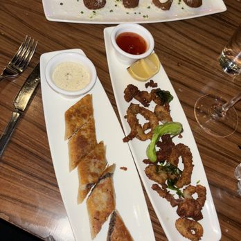 STK Steakhouse - Short Rib Quesadilla, Crispy Calamari, Mushroom Arancini - Bars Near Me - Washington, DC, District of Columbia STK Steakhouse - Short Rib Quesadilla, Crispy Calamari, Mushroom Arancini - Bars Near Me - Washington, DC, District of Columbia