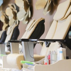Nail salon area at Tuscan Sun Spa & Salon.