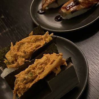 PLANTA Queen Chicago - SPICY CRAB HAND ROLL UNAGI EGGPLANT NIGIRI - Sushi Bars Near Me - Chicago, Illinois PLANTA Queen Chicago - SPICY CRAB HAND ROLL UNAGI EGGPLANT NIGIRI - Sushi Bars Near Me - Chicago, Illinois