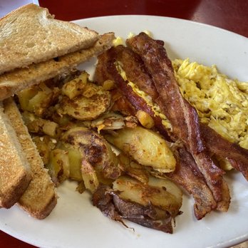 Rise & Shine Cafe - 2 Two Eggs, Bacon, Home Fries and Toast - Breakfast & Brunch Near Me - Middletown, Connecticut Rise & Shine Cafe - 2 Two Eggs, Bacon, Home Fries and Toast - Breakfast & Brunch Near Me - Middletown, Connecticut