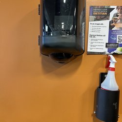 Anytime Fitness - Empty paper towel everyday