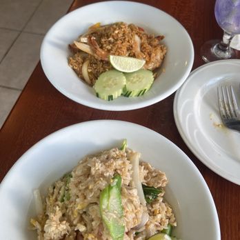 Pavirin Thai Bistro - Chicken thai fried rice and Shrimp basil fried rice - Thai Near Me - Hicksville, New York Pavirin Thai Bistro - Chicken thai fried rice and Shrimp basil fried rice - Thai Near Me - Hicksville, New York