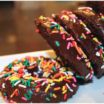 Planet Bake - chocolate donuts with sprinkles - Desserts Near Me - New York, New York Planet Bake - chocolate donuts with sprinkles - Desserts Near Me - New York, New York